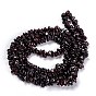 Natural Garnet Beads Strands, Grade AB+, Chip