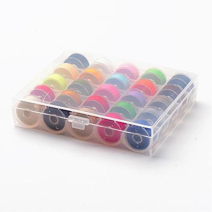 Polyester Thread, with Plastic Spools, for Sewing