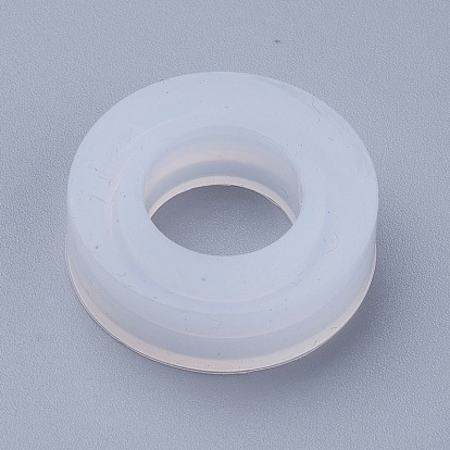 Moules en silicone à anneau de bricolage transparent, moules de résine, pour la résine UV, fabrication de bijoux en résine époxy, taille 7