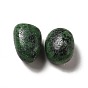 Perlas de jaspe de sésamo naturales, piedra caída, gemas de relleno de jarrones, sin agujero / sin perforar, pepitas
