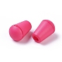 Plastic Detachable Bell Stopper Cord Ends, with Locking Lid Cap, for Backpack Drawstrings Accessories
