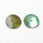 Natural Freshwater Shell Beads, Dyed, Disc/Flat Round, Heishi Beads