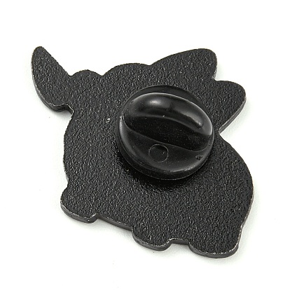 Эмалированные булавки в мультяшном стиле «убийца животных», Значок из черного сплава для рюкзака для одежды, кот/пингвин/собака