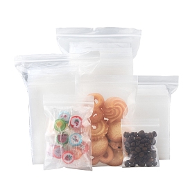 Sacs de fermeture à glissière en plastique résistants, sacs refermables