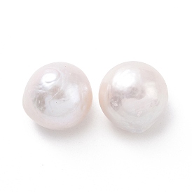 Culture des perles perles d'eau douce naturelles, perle de keshi, sans trou