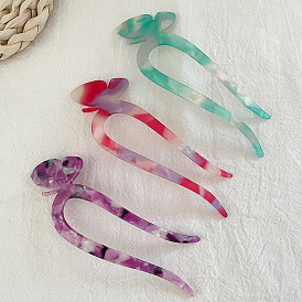 Butterfly Acetate Hairpin U-shaped Bun Hairpin Ancient Style Plastic Hair Accessories Hairpin