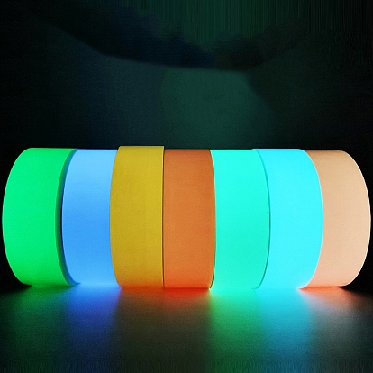 Glow in The Dark Tape, Fluorescent Paper Tape, Luminous Safety Tape, for Stage, Stairs, Walls, Steps, Exits