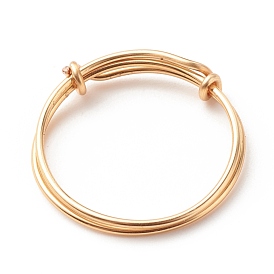 Copper Wire Wrap Expandable Finger Ring for Women