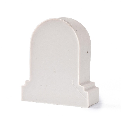 Silicone Halloween Tombstone Candle Molds, for Scented Candle Making