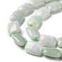Natural Myanmar Jade/Burmese Jade Beads Strands, Rectangle