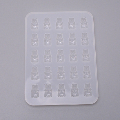 Bear Food Grade Silicone Molds, For DIY Biscuits, Cake, Chocolate, Candy, UV Resin & Epoxy Resin Craft Making