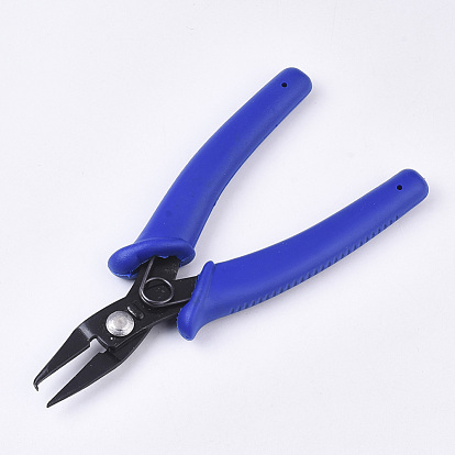 45# Steel Jewelry Plier Sets, Including Split Ring Plier, Crimping Pliers, Wire Round Nose Plier, Chain Nose Plier with Cutter and Side Cutting Plier