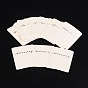 Earring Displays Cards, Wheat, 55x45mm