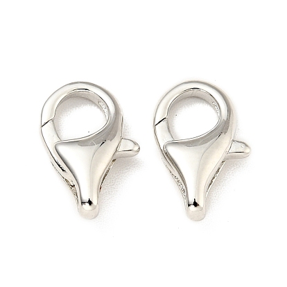 Brass Lobster Claw Clasps, Parrot Trigger Clasps Jewelry Making Findings, Cadmium Free & Lead Free, Long-Lasting Plated
