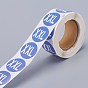 Paper Self-Adhesive Clothing Size Labels, for Clothes, Size Tags, Round with Size XS/S/M/L/XL/XXL/XXXL