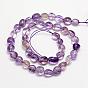Natural Ametrine Bead Strands, Tumbled Stone, Nuggets, 3~14x3~14mm, Hole: 1mm, about 15.35 inch