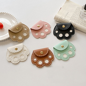 Kits de fabrication de pochettes à empreintes de pattes à faire soi-même, y compris le tissu pu, aiguille et fil