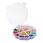 540Pcs Imitation Pearl Beads Kit for DIY Jewelry Making, Including Round Glass Pearl Beads and CCB Plastic Beads