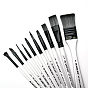 Paint Wood Brushes Set, with Aluminium Tube, for DIY Oil Watercolor Painting Craft