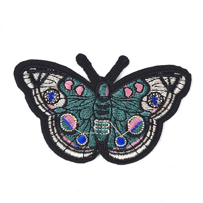 Computerized Embroidery Cloth Iron On Patches, Costume Accessories, Appliques, Butterfly