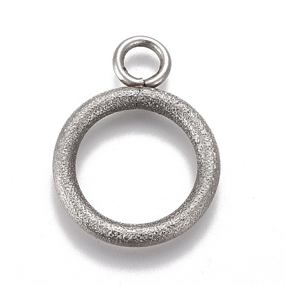 Revestimiento iónico (ip) 304 piezas de cierres de palanca de acero inoxidable, textura, anillo