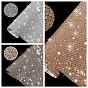 Pegatinas autoadhesivas de diamantes de imitación, calcomanías de gemas de cristal, para decoración de vehículos, plano y redondo