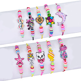 Colorful Candy Starfish Turtle Butterfly Children's Bracelet Party Accessories - Long-term