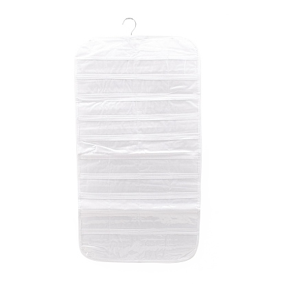 Нетканые ткани ювелирные подвесные витринные сумки, настенные полки шкафы для хранения вещей, с вращающимся крючком и прозрачной 80 сеткой из ПВХ