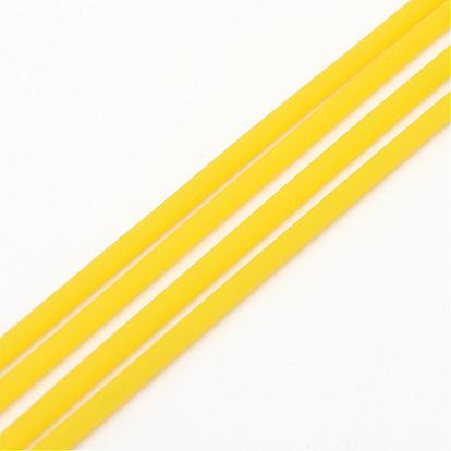 PVC Tubular Solid Synthetic Rubber Cord, No Hole, Wrapped Around White Plastic Spool