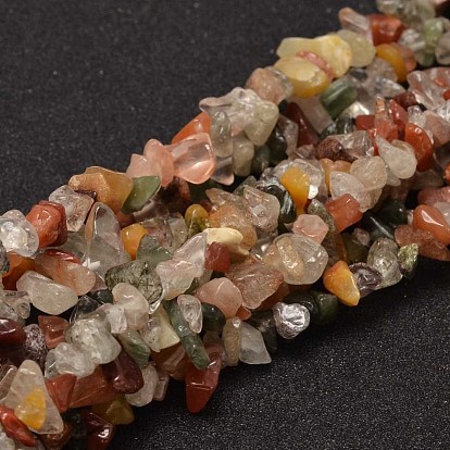 Chip Natural Rutilated Quartz Bead Strands