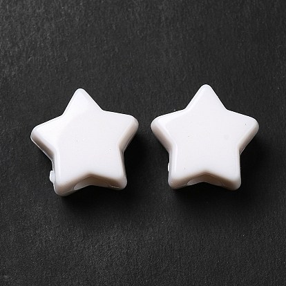 Perles acryliques opaques, étoiles