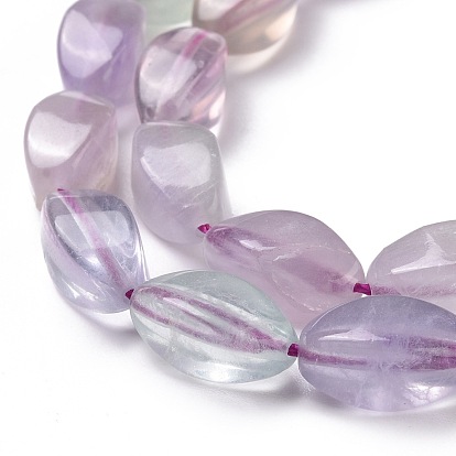 Natural Twist Fluorite Beads Strands