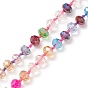 5 шт. 5 стильные блестящие ожерелья из стеклянных бусин для женщин