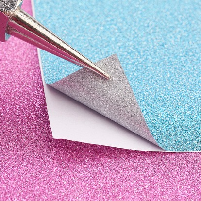 Flash Powder Cardboard Paper(No Adhesive on the back), DIY Glitter Crafts Party Decoration New Year Gifts Card