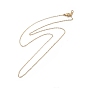 Ion Plating(IP) 304 Stainless Steel Cable Chain Necklace for Women