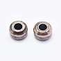 Brass Spacer Beads, Long-Lasting Plated, Cadmium Free & Nickel Free & Lead Free, Rondelle