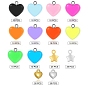 DIY Pendants Sets, with Resin Heart Pendants and Alloy Heart Charms, CCB Plastic Star Charms