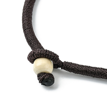 Perles de noix de coco naturelles teintes 3 colliers de couches, bijoux bohèmes pour femmes