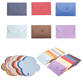 Retro Colored Pearl Blank Mini Paper Envelopes, Wedding Party Invitation Envelope, DIY Gift Envelope, Heart