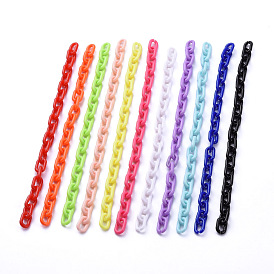 Handmade Opaque Acrylic Cable Chains