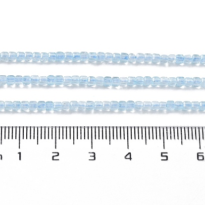 Brins de perles en cristal de topaze naturelle, cube, facette, grade de aaa