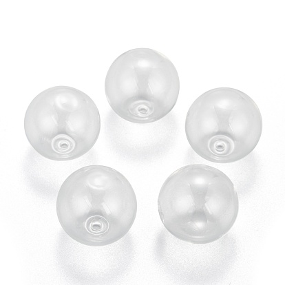 Botellas redondas hechas a mano de bolas de globo de vidrio soplado, para la fabricación de colgantes de viales de vidrio