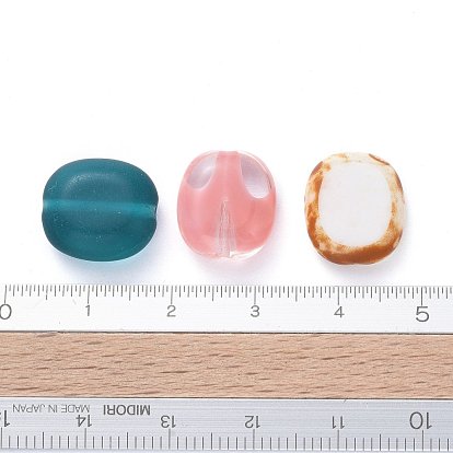 Perles de verre tchèques, ovale