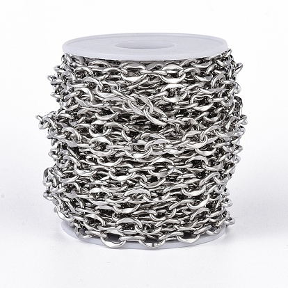 304 chaînes de câbles en acier inoxydable, non soudée, avec bobine