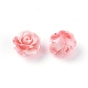 Synthetic Coral Beads, Dyed, Rose