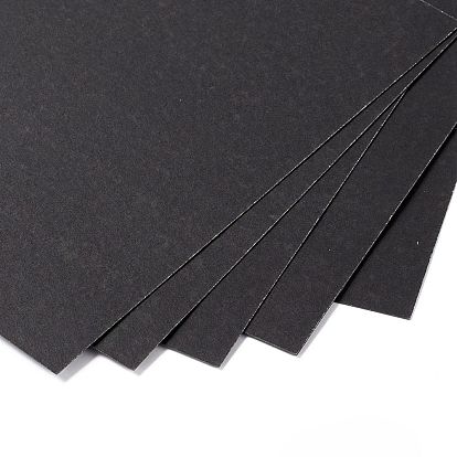 6 Inch Wooden Loose-leaf Scrapbooking Photo Album, 30 Black Pages DIY Handmade Picture Albums, for Memory Book