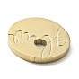Placage ionique (ip) 316l pendentifs chirurgicaux en acier inoxydable, , charmes de disque