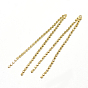 Brass Chain Big Pendants, Real 18K Gold Plated