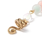 Heart Acrylic Beaded Dreadlocks Beads, Braiding Hair Pendants Decoration Clips, Round