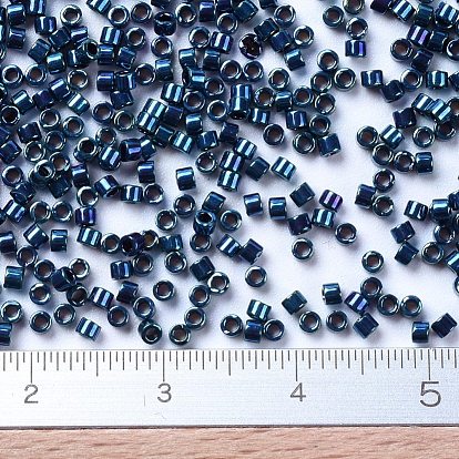 MIYUKI Delica Beads, Cylinder, Japanese Seed Beads, 11/0, Iris